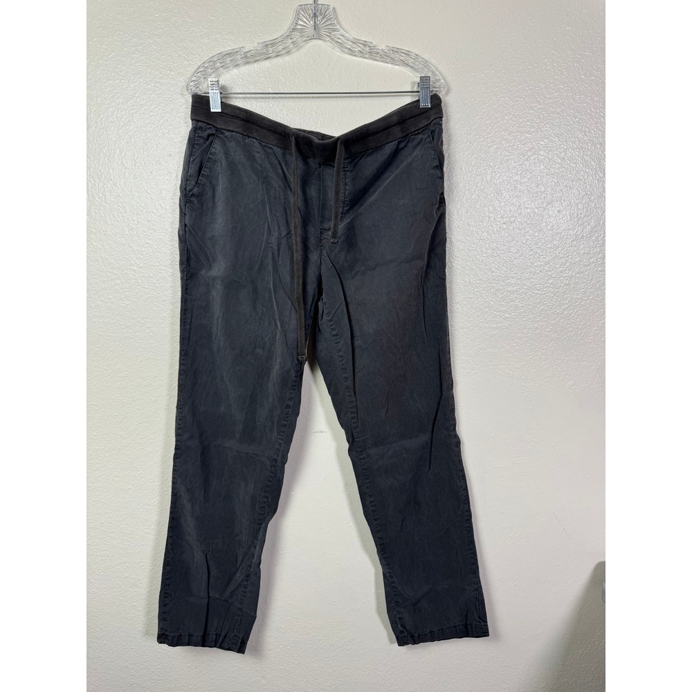 Standard James Perse Mens Charcoal Gray Drawstring Pants Size L WAH1463 Casual